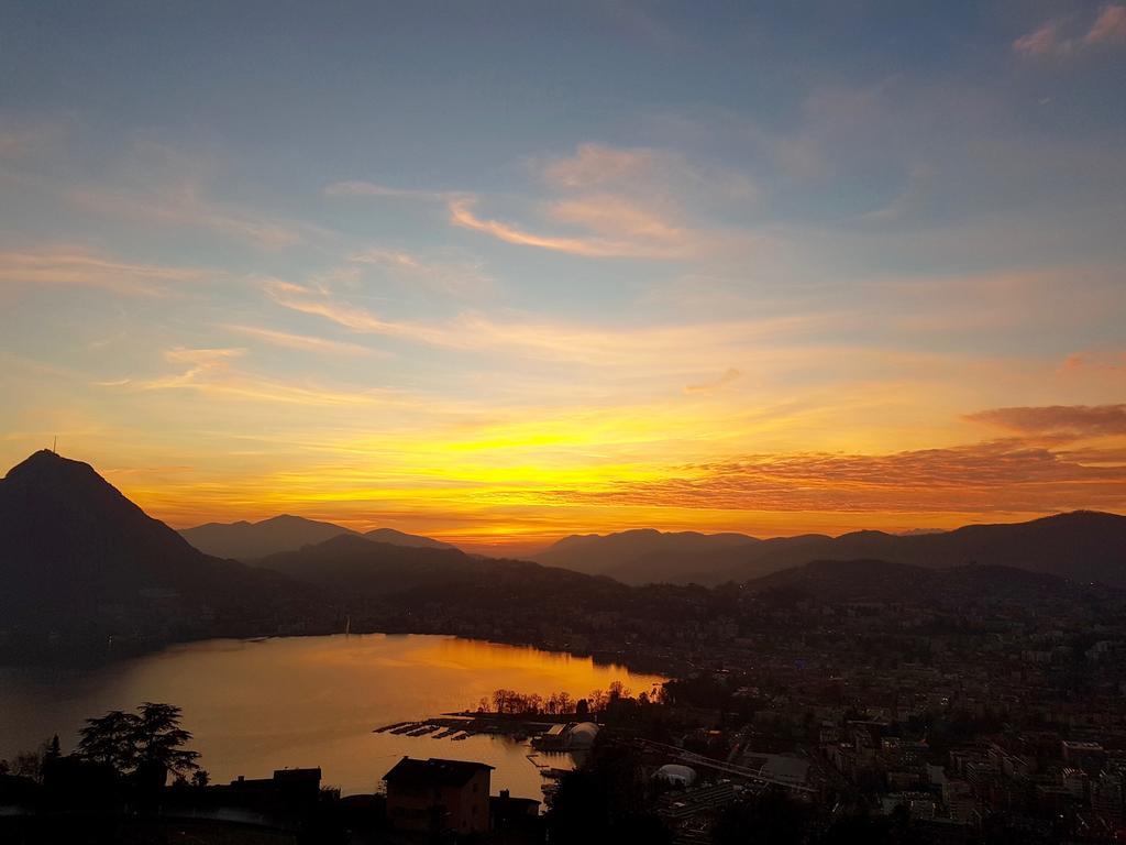 Sonniges Paradies Mit Seeblick Und Panoramaterrasse Appartement Lugano